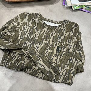 Mens Camo Carhartt L Tall Long Sleeve T-shirt